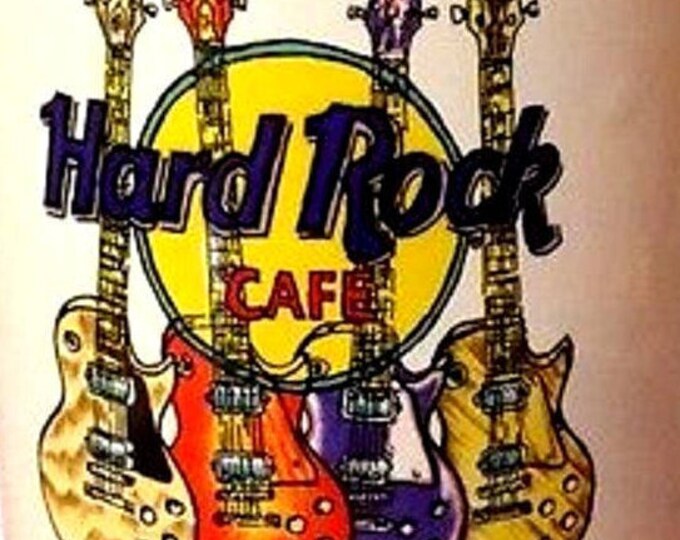 Hard Rock Cafe, San Francisco, Authentic Mug, Mug With Guitars, Gift For Christmas, Vintage Coffee Cup, Vintage Mug