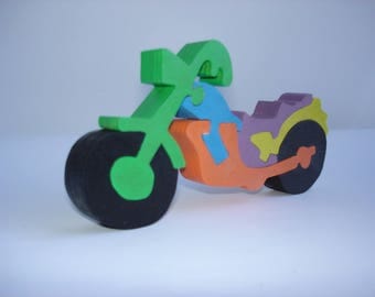 Puzzle motorcycle Chopper 7 pieces