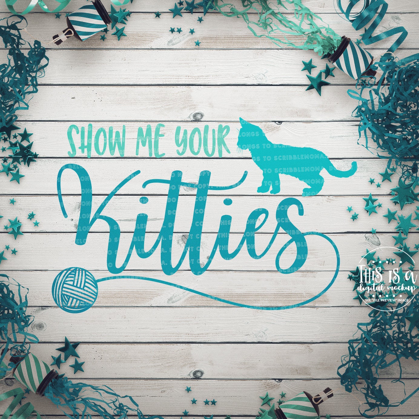 Kitty Cut File Show Me Kitties svg Kitten svg Cat svg Cat