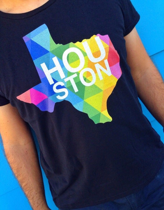 Houston Texas t-shirt - Colorful Texas t-shirt - Proud Houston Texan - Houston Texas Born and Raised - HTX/H Town proud t-shirt- Texas Gifts