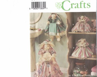 Vtg Simplicity 8320 Uncut PATTERN Bathroom Bunnies Doll Pattern Plunger Cover Pattern Towel Holder Bunny Pattern Air Freshener Toilet Paper