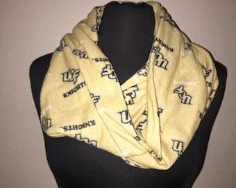 Repurposed/Upcycled UCF Knights Infinity Scarf