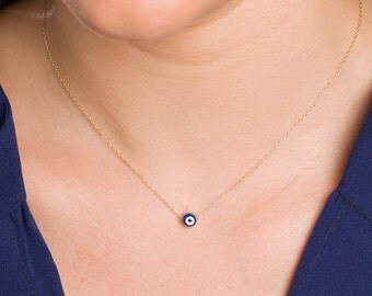 Evil Eye Necklace, Kabbalah Necklace, Protection Necklace, Bridesmaid Jewelry, Christmas Gift