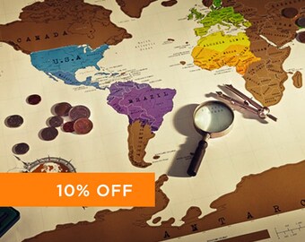 Scratch Off World Map