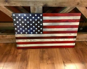 Wooden American Flag Wall Art rustic american flag | etsy Wooden American Flag Wall Art rustic american flag | etsy