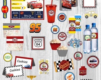 Disney Cars Birthday Party,Disney Cars Party Decoration, Disney Cars Banner,Disney Cars Invitation,Disney Cars Party, Cars Party Supplies