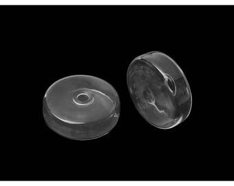 5 Cylindriques 31 mm glass domes
