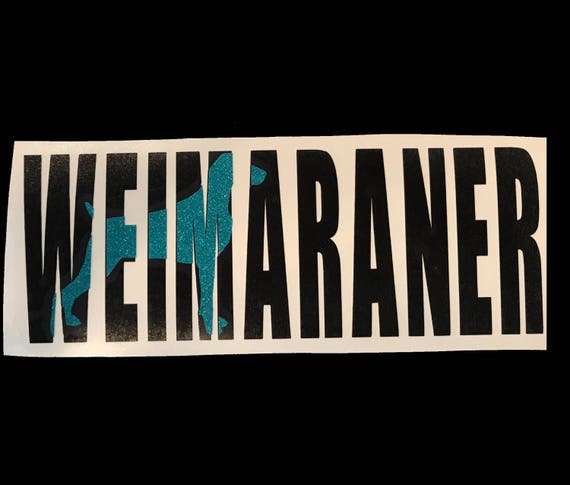 WEIMERANER decal for cars, laptops, devices etc | FREE shipping