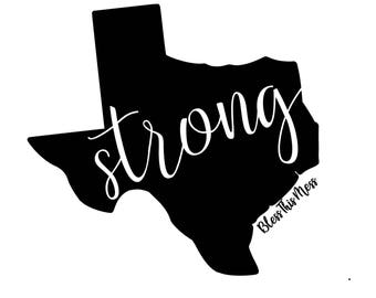 Texas STRONG Decal