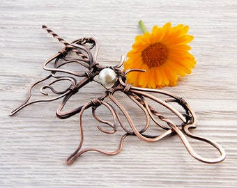Butterfly hair pin - hair pin butterfly - butterfly pins - butterfly hair - butterfly hair pins - butterfly bobby pin - butterfly hairclip