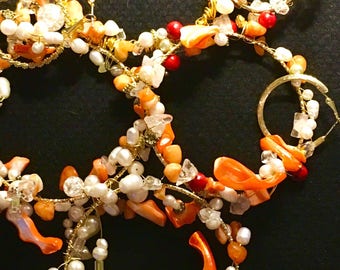 Shells Gold Chains Necklace