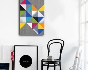 Geometric Metal Wall Art geometric wood art abstract metal art wall decor metal wood Geometric Metal Wall Art geometric wood art abstract metal art wall decor metal wood