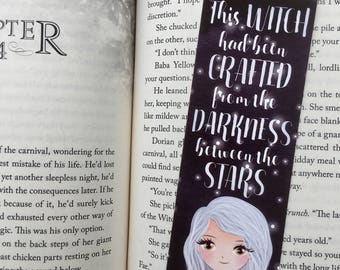witch bookmark etsy