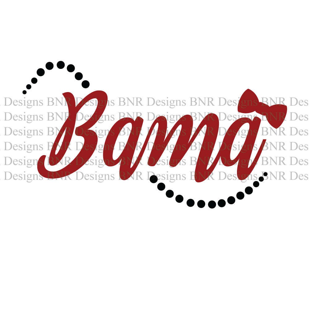 Download Bama SVG Roll Tide SVG Alabama SVG dxf File Cricut File