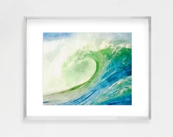 Wave print | Etsy