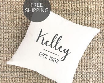 Farmhouse Pillow Cover-50th Anniversary Gift for Couples-Modern Farmhouse Decor-5th Anniversary-Outdoor Pillows-Valentines gifts for Parents