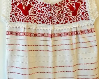 MEXiCAN BLOUSE,made in Oaxaca, Boho Top, hand embroidered Blouse,Telar de Oaxaca, pregnant clothing