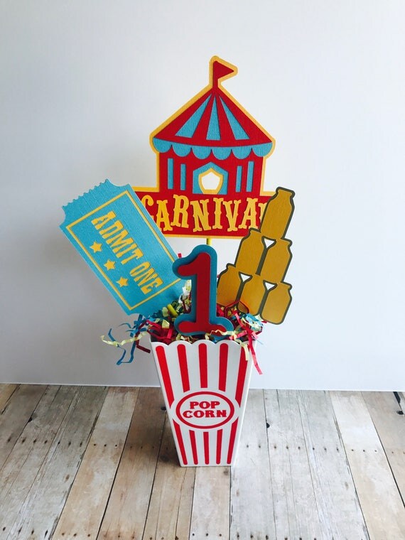 Carnival Birthday Party Centerpiece Circus Birthday