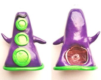Day of the Tentacle Pipe, Tentacle Pipe, Purple Tentacle, Retro Gaming Gifts, Purple Tentacle Pipe, glass smoking pipe, gamer pipe, octopus