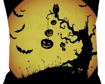 Halloween Pillow, Pillow Case, Halloween