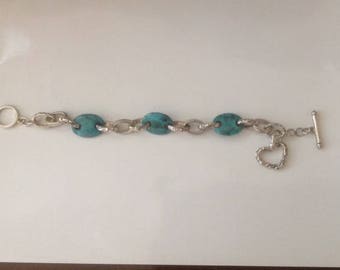 BARSE Sterling Silver Turquoise Bracelet