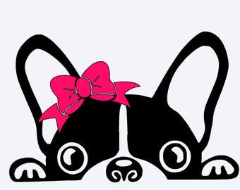 Female French Bull Dog - French Bull Dog Girl Decal - French Bull Dog Sticker - Dog Decal - Yeti Dog Decal - Car Decal