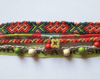 friendship Cuff Bracelet composed of 5 bracelets