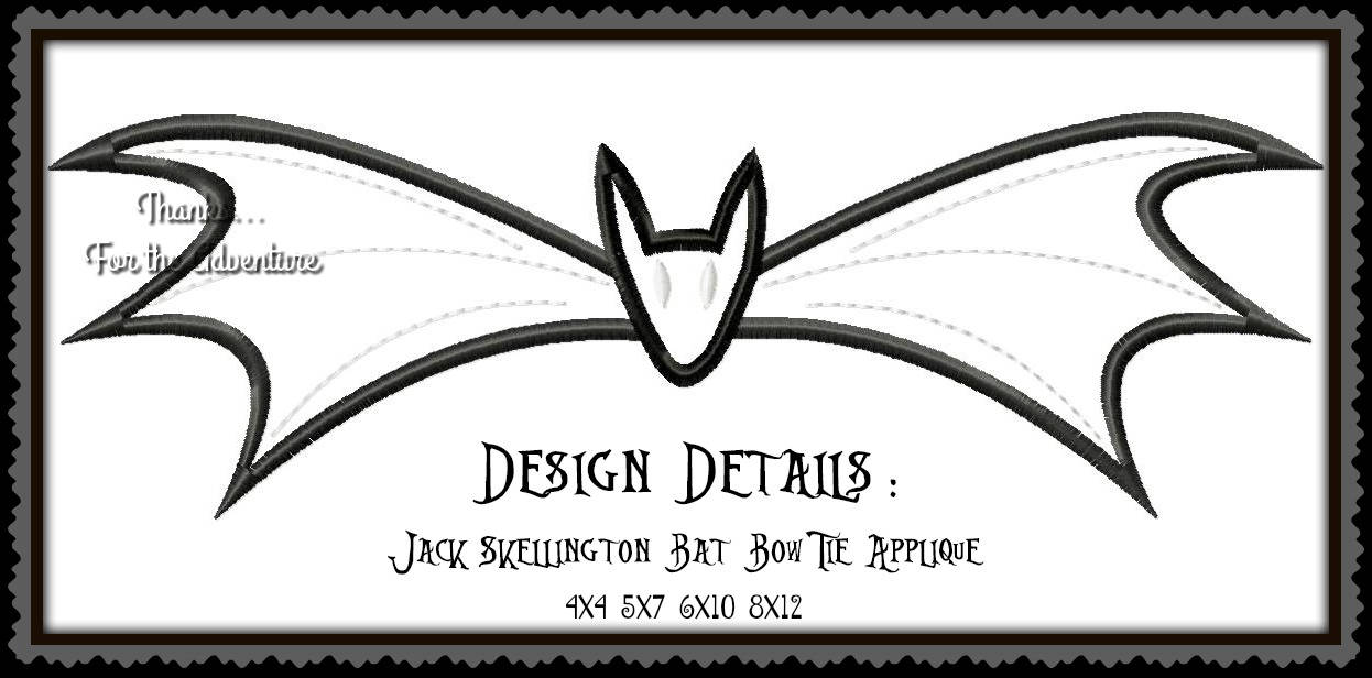 Cosplay Jack Skellington Bat Bow tie from Nightmare Before