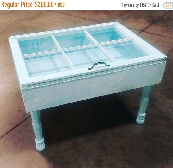 SUMMER SALE shadow box end table Rustic end tables shadow