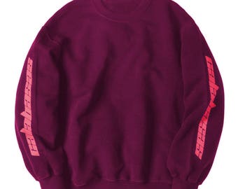 Calabasas Season 4 Kanye West Yeezy Saint Pablo Tour Crewneck Sweatshirt Merch Kanye West Sweatshirt