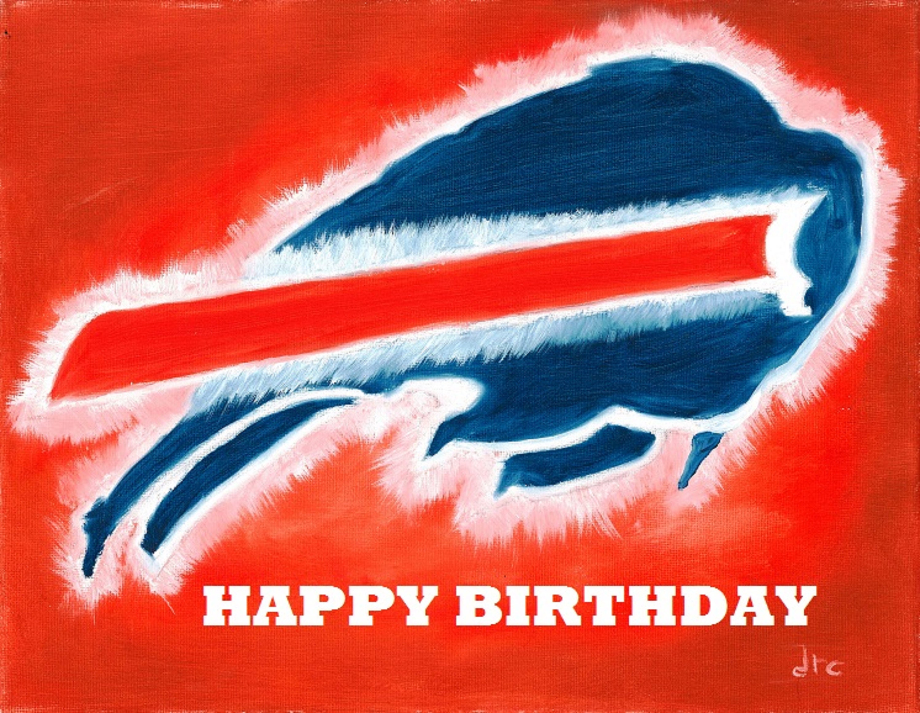 Digital Birthday Card Buffalo Bills Birthday Card NFL