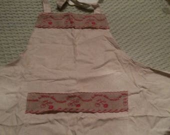 Cherry red apron