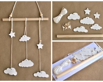 Wall Hanging Kit macrame kit wall hanging diy driftwood cotton rope Wall Hanging Kit macrame kit wall hanging diy driftwood cotton rope