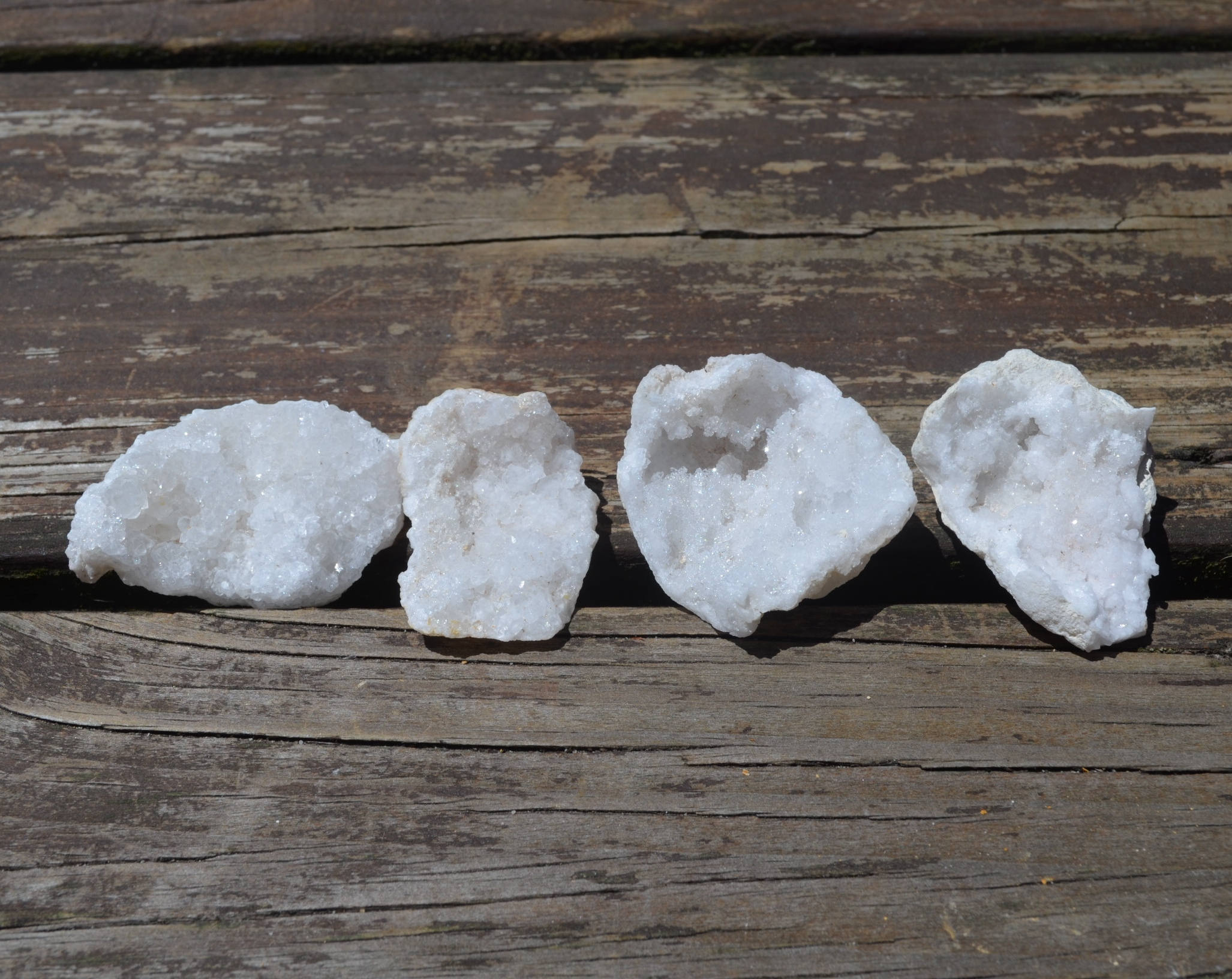 Snow Quartz Druzy Cluster pick your favorite
