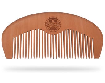 Beaver Scooter Pearwood Beard Comb