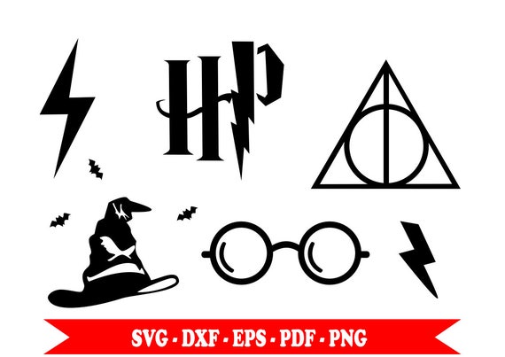 Harry Potter svg clip art symbols download in digital format