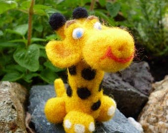 Giraffe - from pure sheep's wool, felted lovingly with the needle.