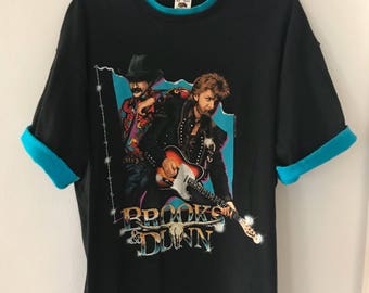 brooks and dunn shirt etsy