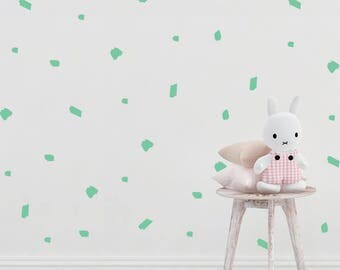 Wall decals, wall vinyl, brush stroke decals, wall stickers, removable decal, stickers, wall stickers, nursery wall vinyl