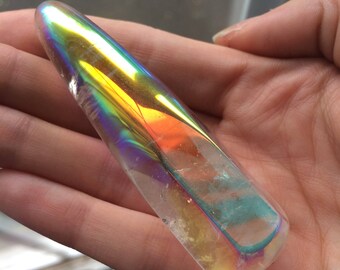 ANGEL AURA quartz crystal wand