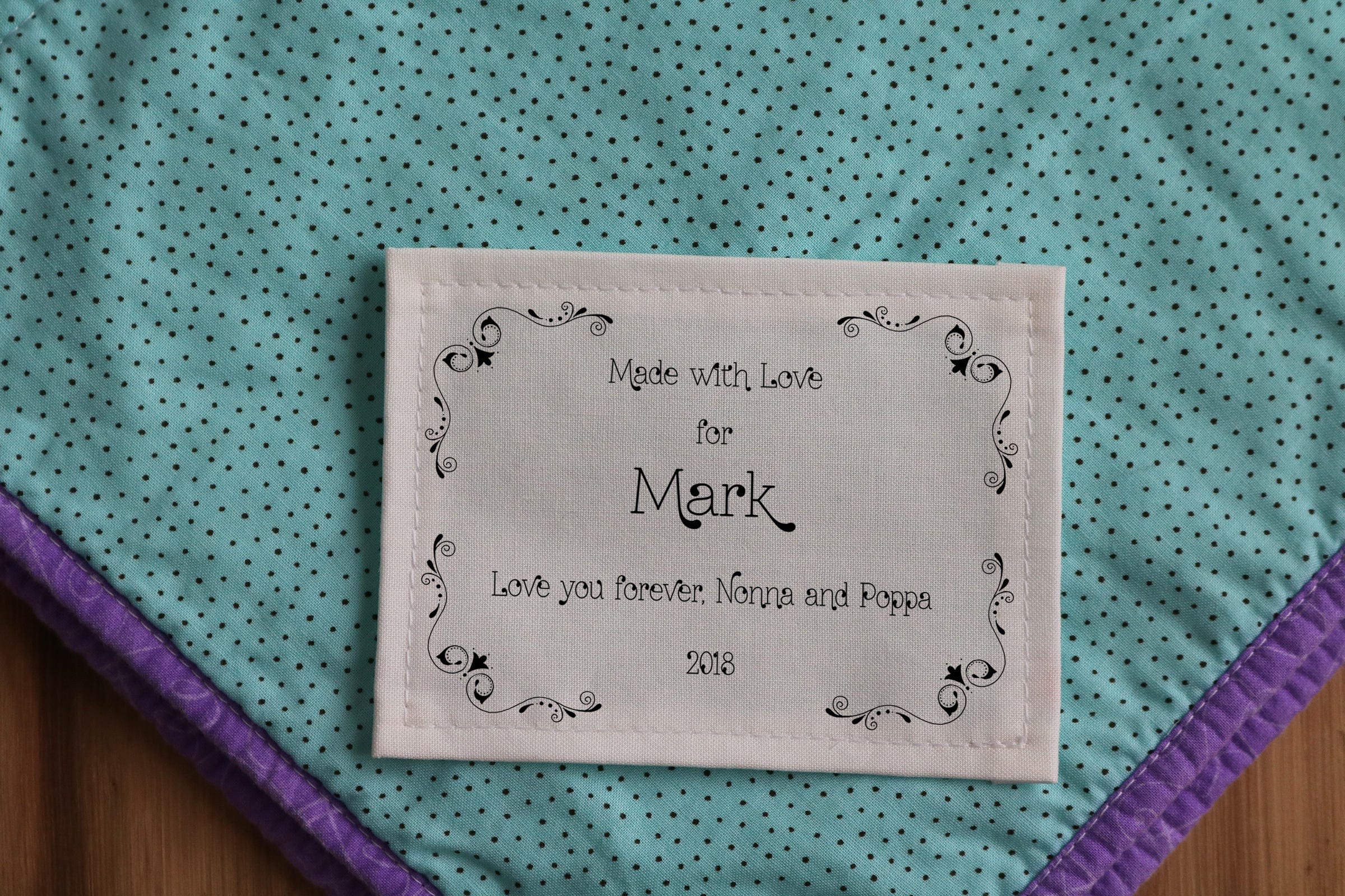 Personalized Sewing Labels Personalized Quilt Labels