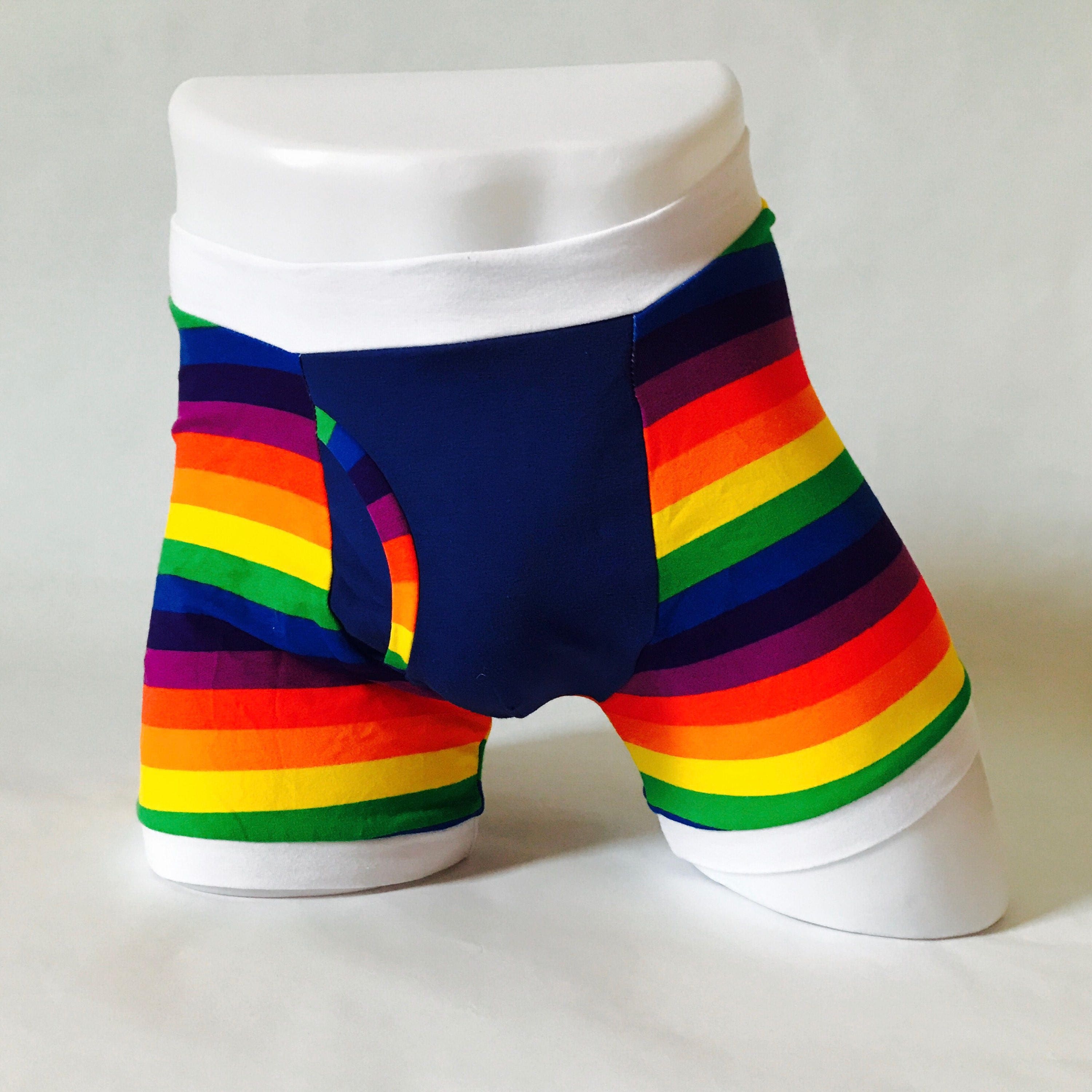 Rainbow Underwear Pride Underwear Men S Boxer Briefs