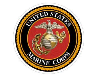 Marine decal | Etsy