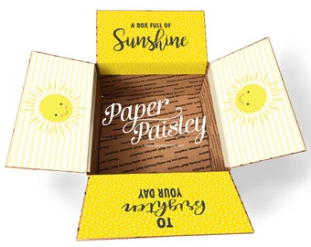 Care Package Sticker Kit - Box of Sunshine/Military Care Package/Deployment /Missionary/Summer/Box Flaps/one day closer/shipping box/labels