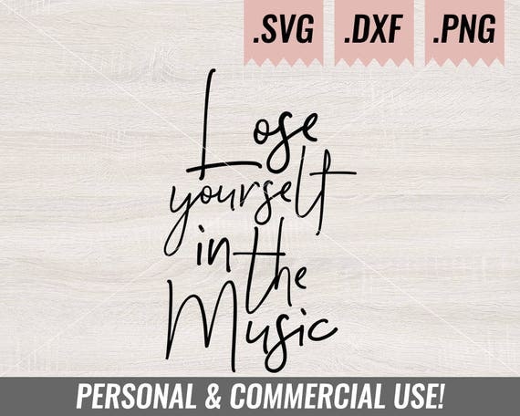 Music & Dance Quotes SVG DXF PNG Files Cutting Files