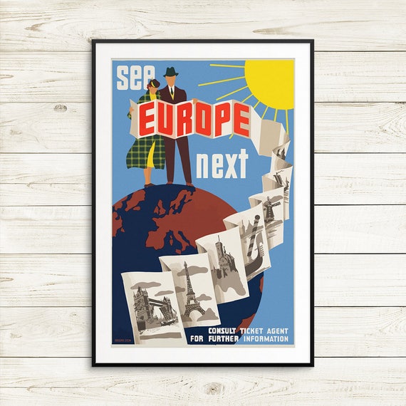 Europe Travel Posters Vintage European Art Europe Travel Posters Vintage European Art