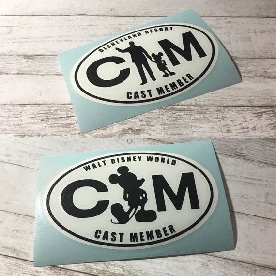 Disney Cast Member decal inspired by AP Annual Pass