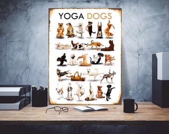 Yoga dog | Etsy