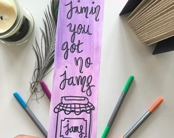 jimin BTS inspired bookmark