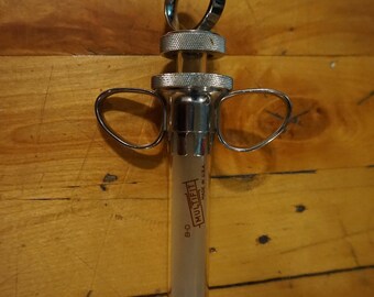 Vintage Classy Glass syringe with handles